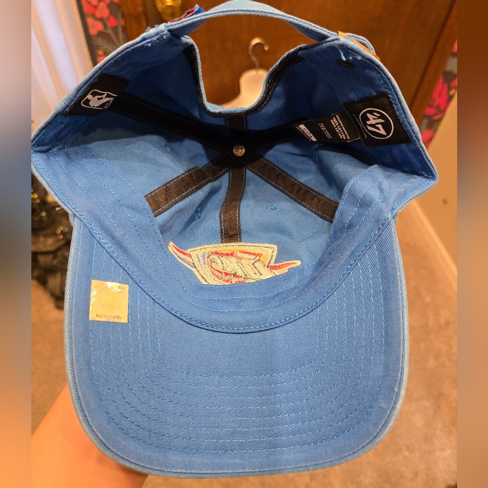 NBA 47 Brand OKC Thunder Classic Baseball Cap, one size. Brand new! - Picture 2 of 4